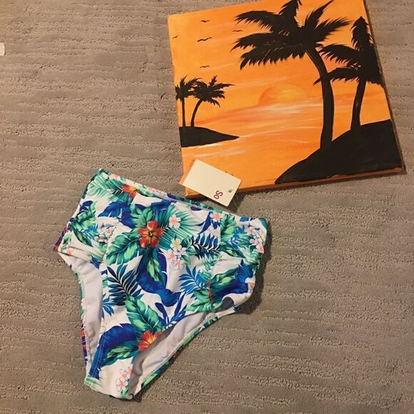 High Waist Swimsuit Bottoms   - Picture 2 of 4